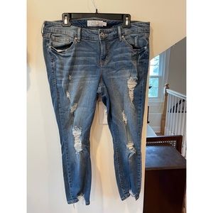 Torrid Ankle Skinny Jean - Distressed